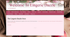 Desktop Screenshot of lingeriedazzle.com