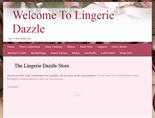 Tablet Screenshot of lingeriedazzle.com